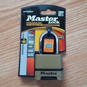 Master Lock Magnum Combination Heavy Duty Lock outdoor Tote2